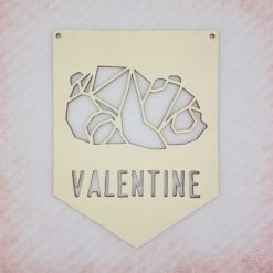 Décoration panda personnalisée fanion en bois avec un prénom
